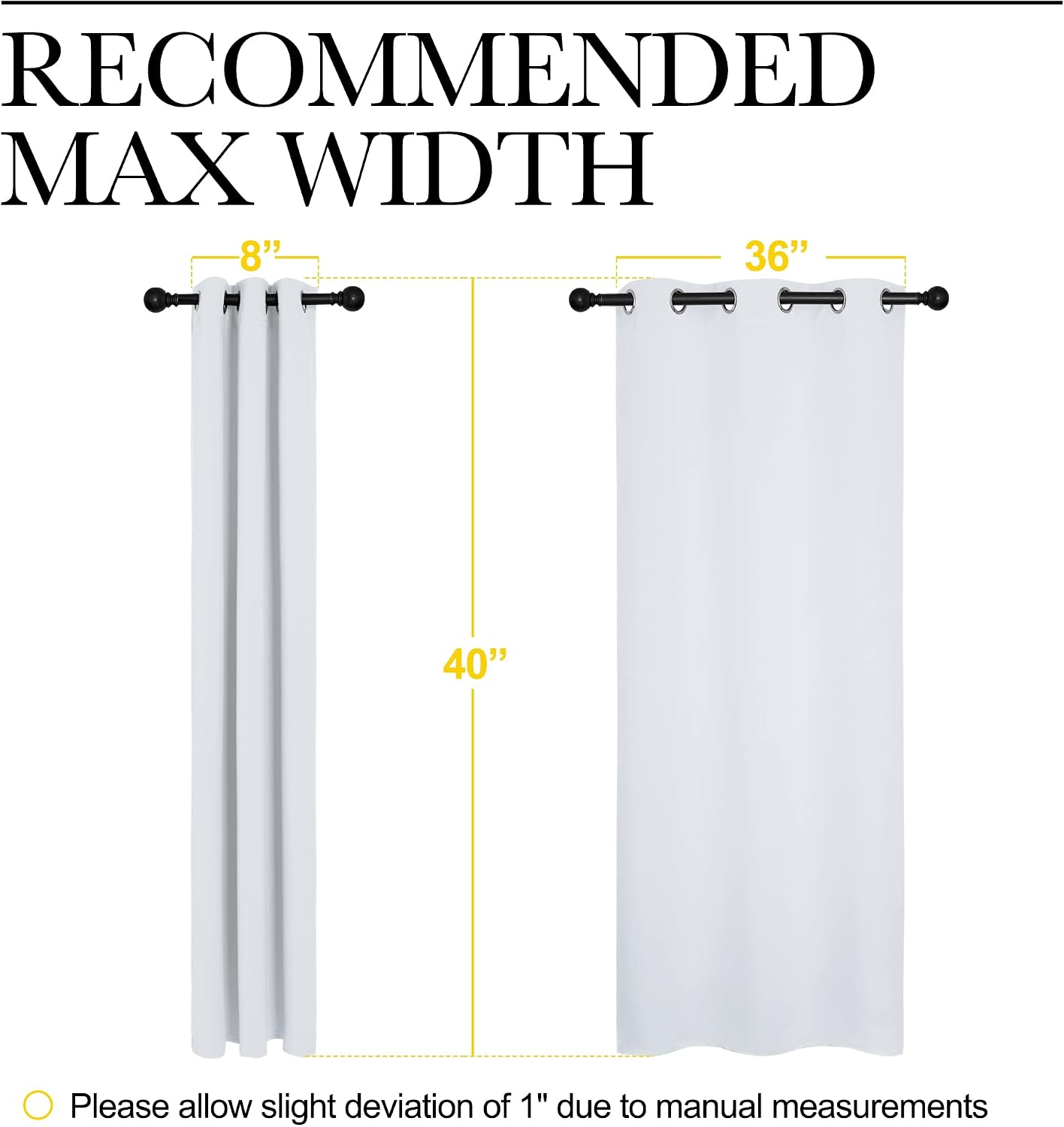 NICETOWN Room Darkening Draperies Curtains Panels, Window Treatment Thermal Insulated Grommet Room Darkening Curtains/Drapes for Bedroom…