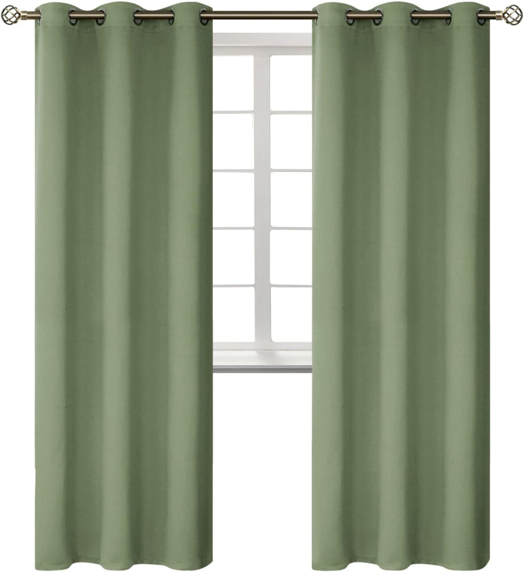 BGment Room Darkening Curtains 84 Inches Long - Grommet Thermal Insulated Drapes Window Treatment Curtains for Bedroom, 2 Panels, 42 x 84 I…