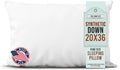 Pillowflex Synthetic Down Sleeping Pillows - King Size - Medium Firmness for Back, Side & Stomach Sleepers - Ideal for King, & California K…