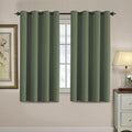 H.VERSAILTEX Blackout Curtain for Living Room Thermal Insulated Window Treatment Curtain 54 inch Length Energy Saving Solid Gro…