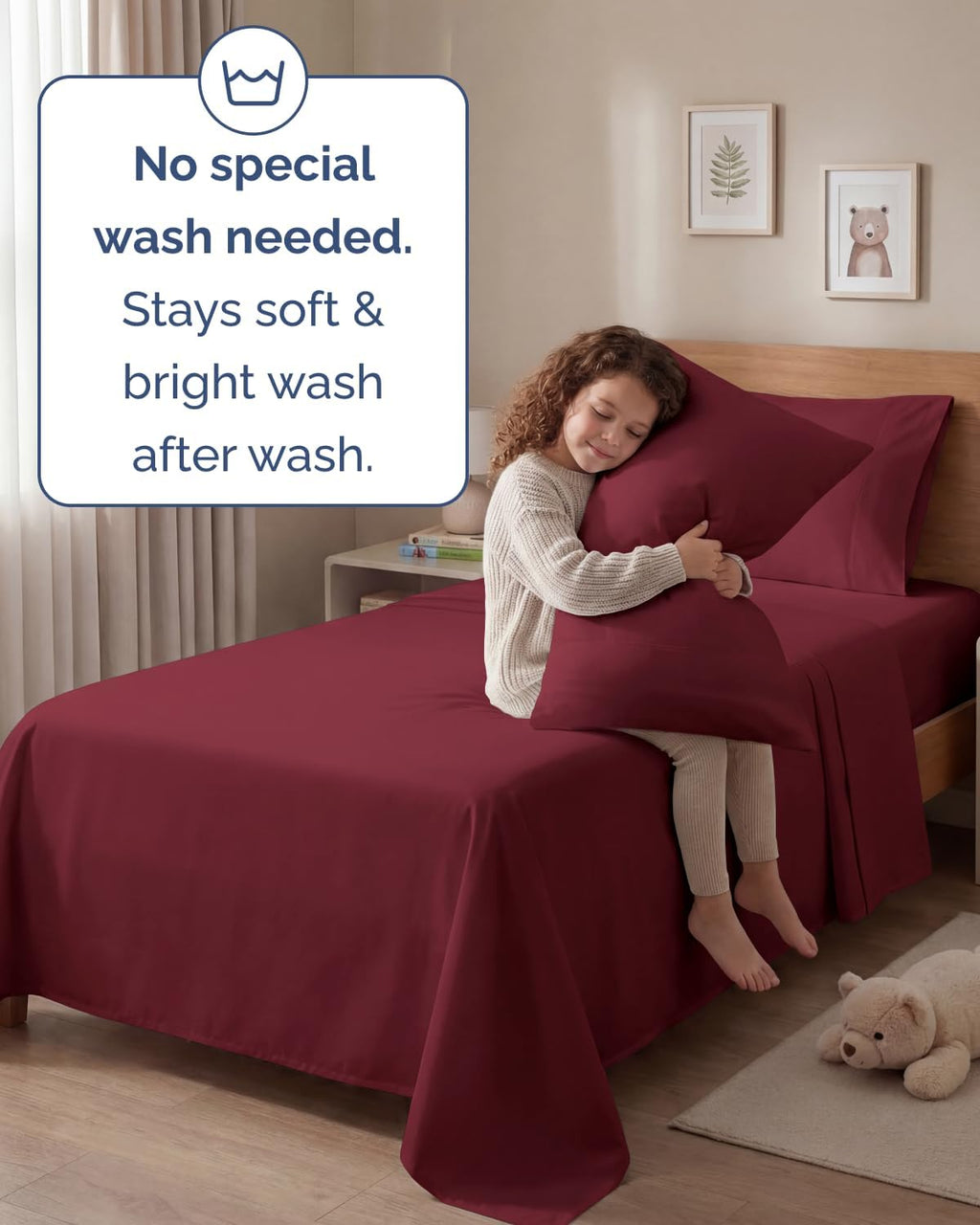 Twin 4 Piece Sheet Set - Comfy, Breathable & Cooling - Hotel Luxury Bedding for Women, Men, Kids, Teens and Children - 1 Flat & 1 Fitted…