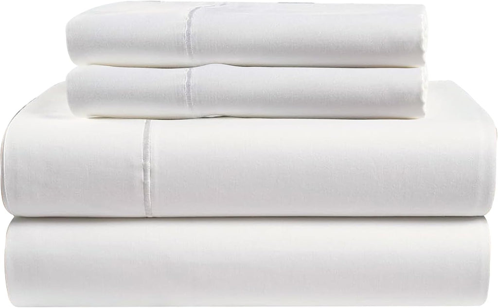 Ambra Linens 100% Organic Cotton Sheets King Size - 4 PC Organic King Size Sheets Set - Soft, Comfy, Breathable & Cooling - 16” Deep Pocket…