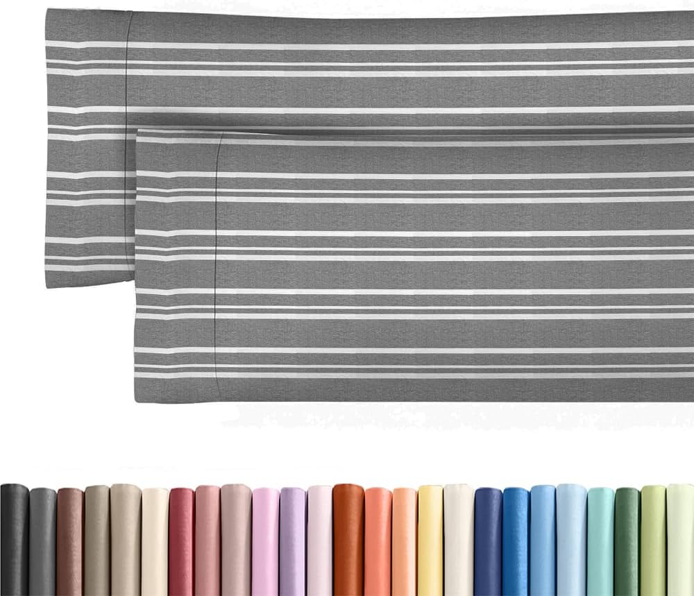 Body Pillowcases Set of 2-20x54 Long Body Pillow Case - Soft Body Pillow Cover for Sleeping & Side Sleepers - Comfy, Wrinkle & Fade Free…