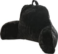 Aimuan Reading Pillow Bed Rest Pillow with Arms Rabbit Fur Cushion for Adults Teens Incline Rest Sitting up & Sleeping Snoring Pillow…