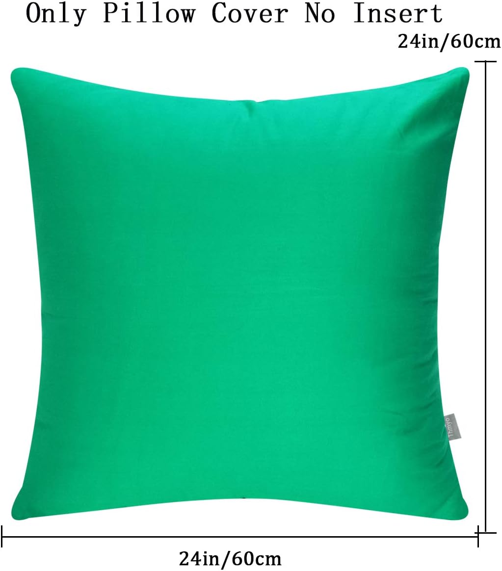 Thmyo 4-Pack 100% Cotton Comfortable Solid Decorative Throw Pillow Case Square Cushion Cover Pillowcase Sublimation Blank Pillow Covers DIY…