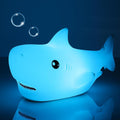 LOVERUIS Shark Night Light for Children, 7 Color Changing LED Portable Touch Baby Lamp, USB Rechargeable Silicone Animal Night Light for…