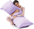 Lovescabin Love's cabin Satin Body Pillowcase 20x54, Cooling Pillow Cover for Hair and Skin, Silky Smooth with Envelope Closure, Similar to…