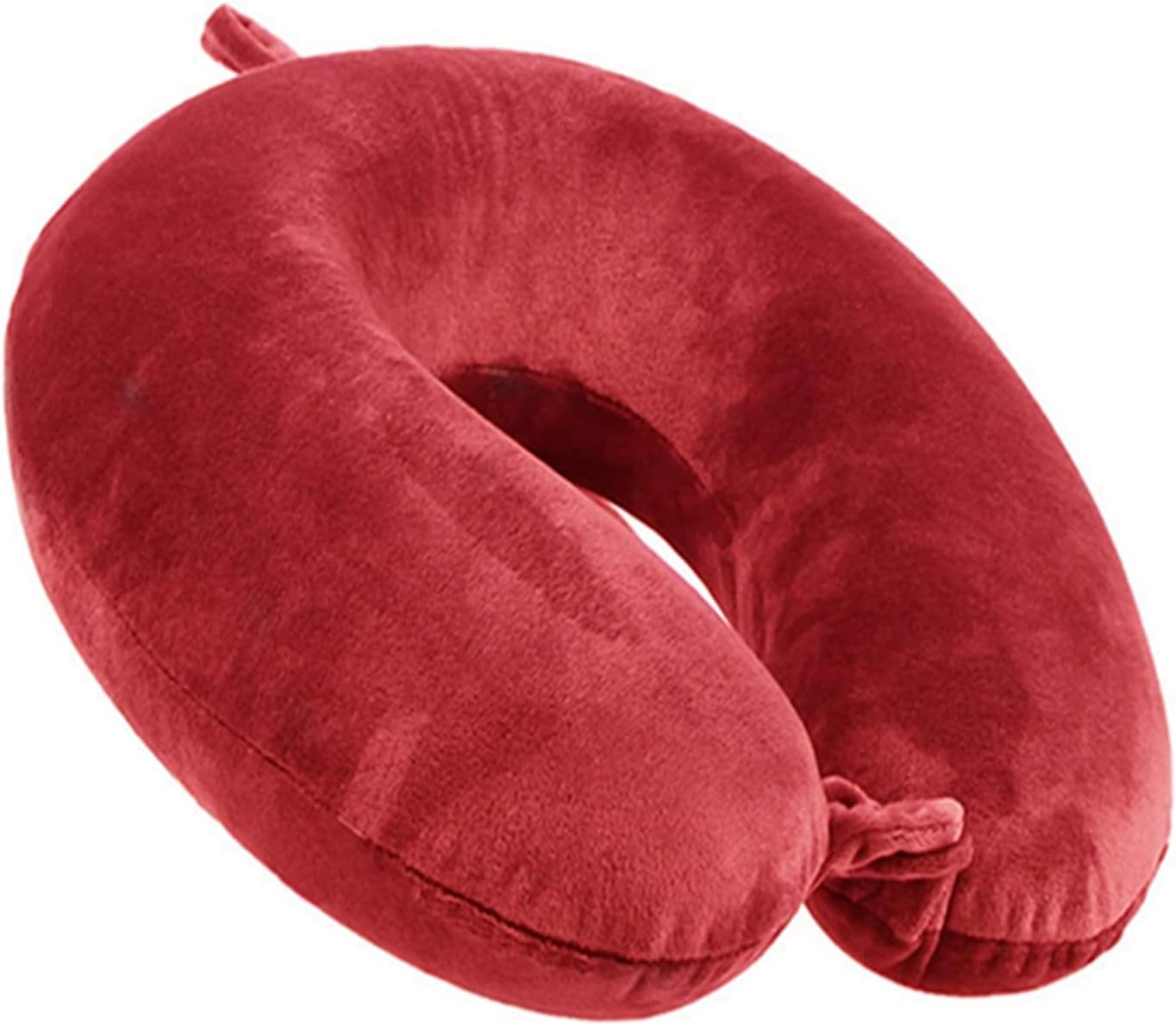 GDEOUP Travel Pillow - Memory Foam Neck Pillow Support Pillow, Luxury Compact & Lightweight Quick Pack for Camping, Sleeping Rest Cushion…