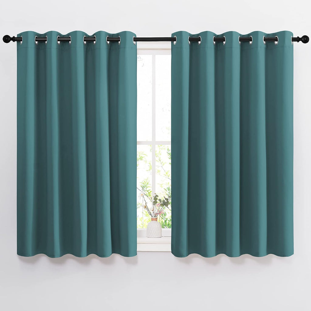 NICETOWN Blackout Curtains for Kids Room - Triple Weave Microfiber Home Thermal Insulated Solid Ring Top Blackout Panels/Drapes for…