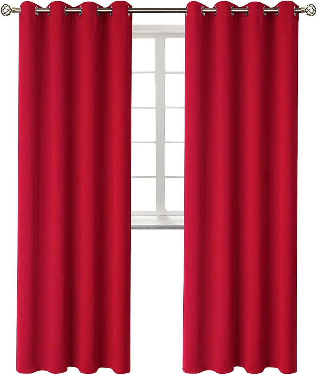 BGment Room Darkening Curtains 95 Inches Long - Grommet Thermal Insulated Drapes Window Treatment Curtains for Bedroom, 2 Panels, 52 x 95 I…