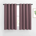 Nicetown Blackout Small Window Curtains 54 inches Length - Thermal Insulated Solid Grommet Voice & Light Reducing Room Darkening Drapes for…