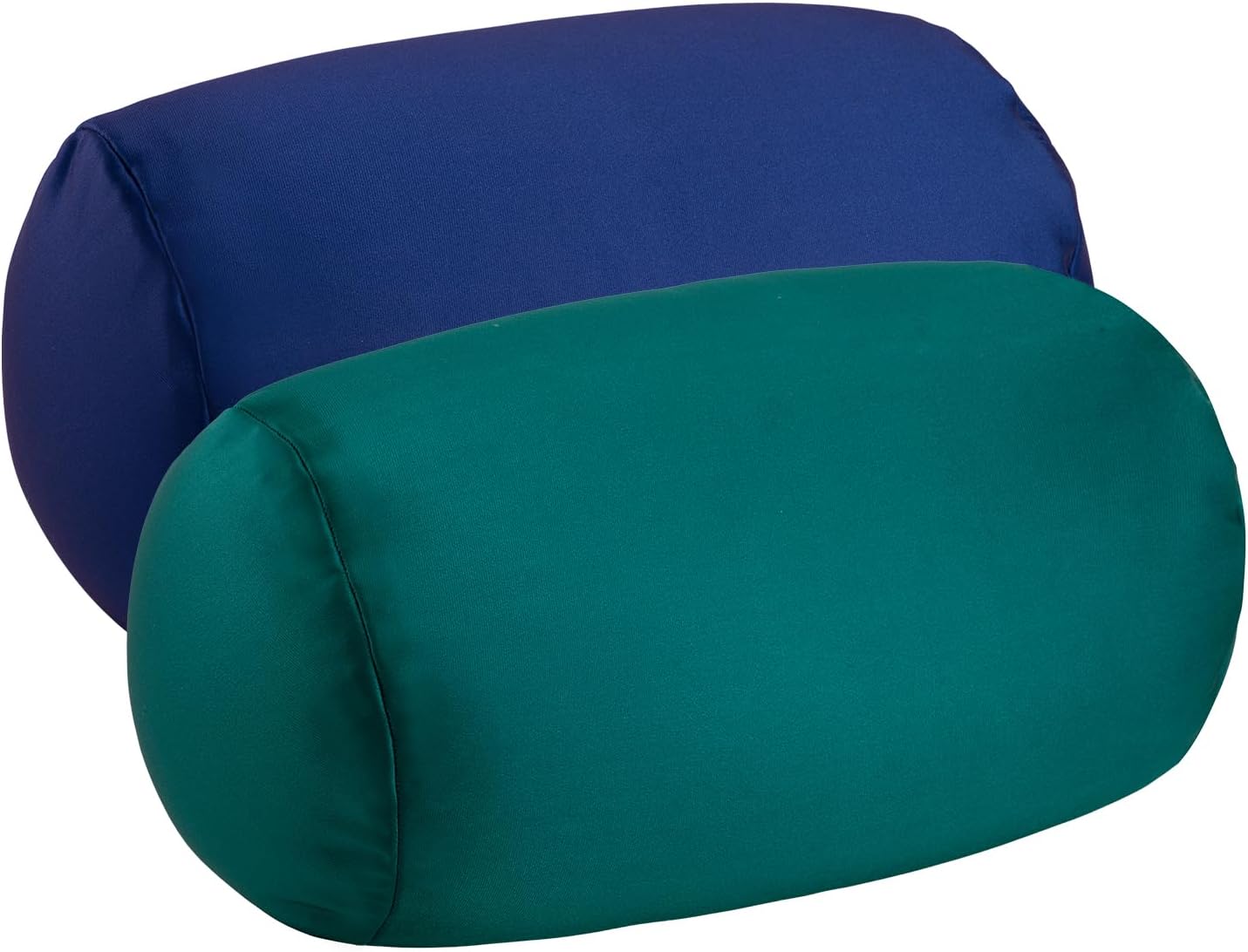 2Pcs Microbead Bolster Tube Neck Bed Body Pillows, 12 x 7 inches Squish Bean Bag Microbead Pillow for Sleeping Home Travel Neck Lumbar…