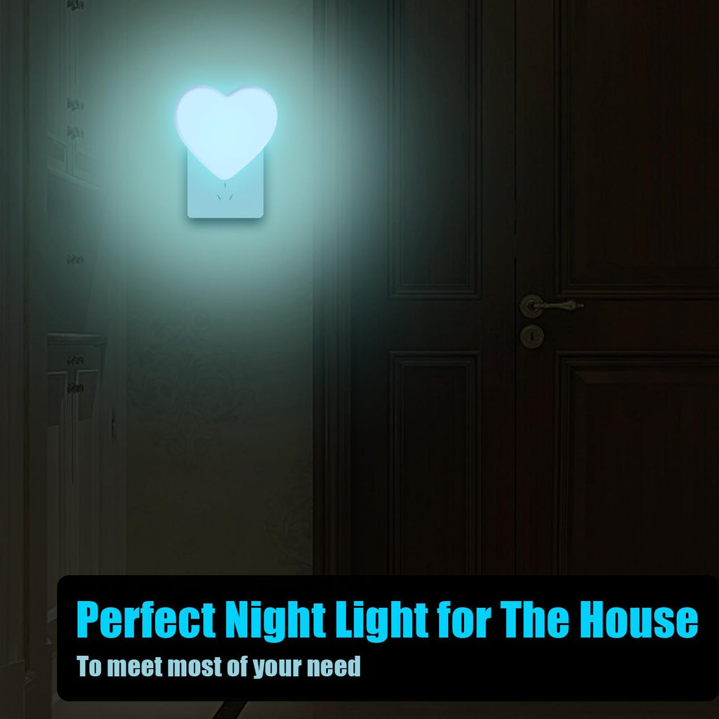 INZU Night Lights Plug into Wall, LED Night Light for Kids, Cute Nightlight with Auto Dusk to Dawn Sensor, LED Nightlight with Soft Warm…