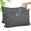 Gogreen Bamboo Rayon Waterproof Pillow Protector, Breathable Pillow Cover, Warm Pillow Case Protector with Zipper, Soft Terry Pillow Case C…