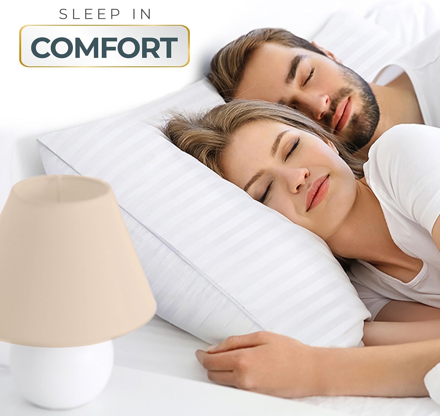 Utopiabedding Utopia Bedding Bed Pillows Queen Size Set of 4 (White), Down Alternative Pillows for Sleeping, Cooling Hotel Quality Pillow S…