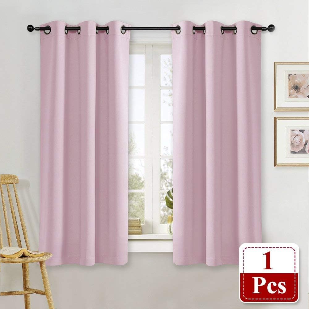 NICETOWN Room Darkening Curtain for Girl's Room Nursery Essential Thermal Insulated Solid Grommet Top Window Treatment Drape (Lavender…