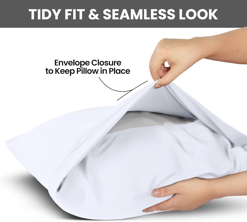 Utopiabedding Utopia Bedding Queen Pillow Cases - 2 Pack - Envelope Closure - Soft Brushed Microfiber Fabric - Shrinkage and Fade Resistant…