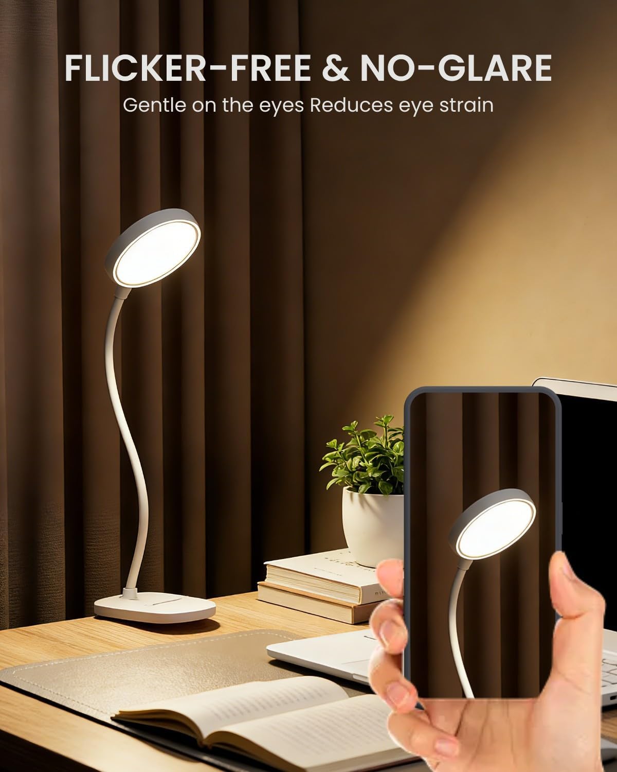 Haigvel Red Light for Sleep Book Lights for Reading at Night, 630nm Eye comfort Headboard Clip on Lamp, Rechargeable Bed Lights for…