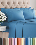 Full 6 Piece Sheet Set - Comfy, Breathable & Cooling - Hotel Luxury Bedding for Women, Men, Kids, Teens & Children - 1 Flat & 1 Fitted…