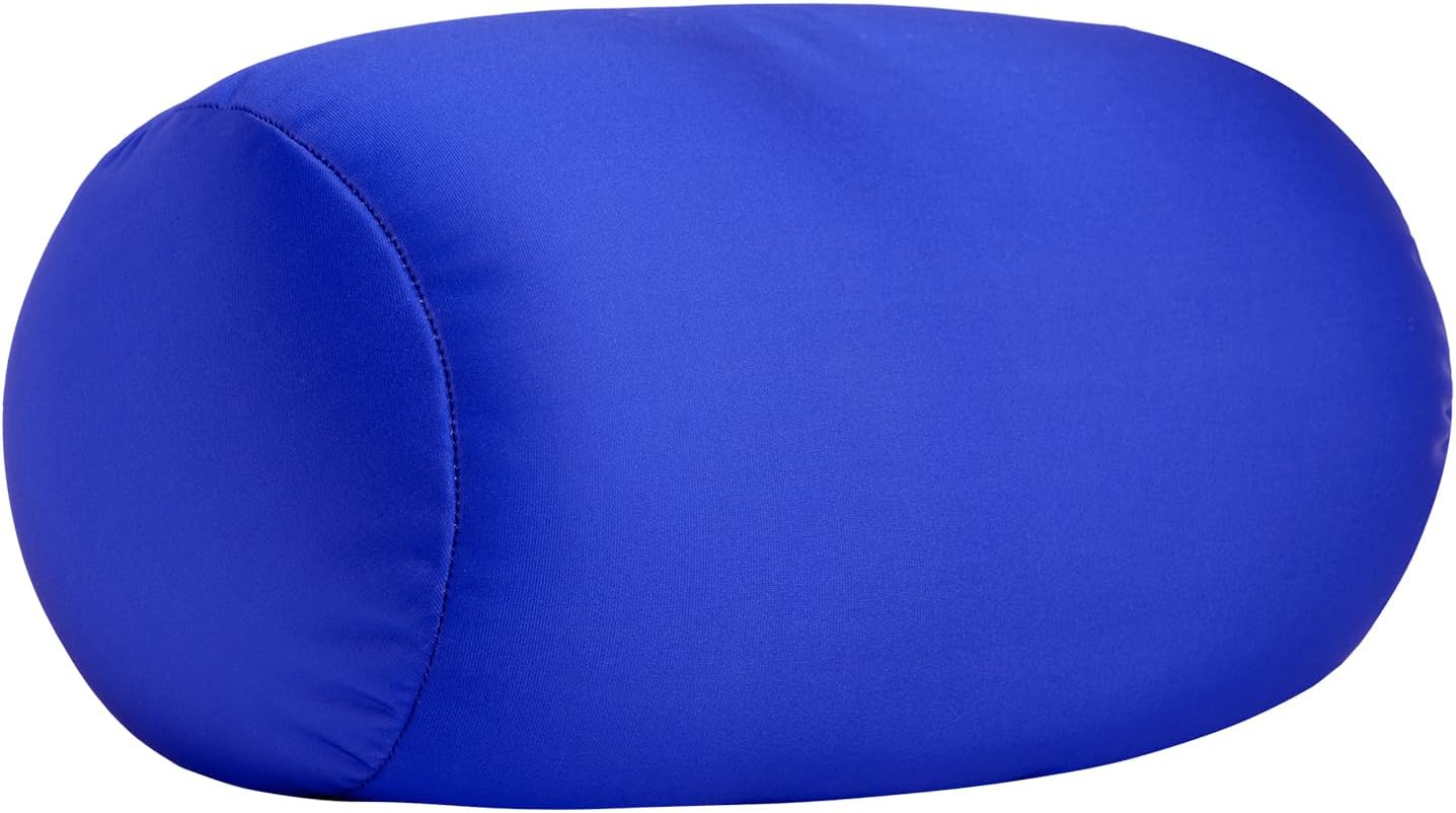 Microbead Neck Body Pillow Tube Microbead Bolster Bean Smooth Cool Pillow Neck Cervical Roll Pillow for Sleeping 7 x 12Inch Throw Travel…
