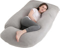 Jcickt Pregnancy Pillow for Sleeping,59 inch Maternity Pillow with Removable Washable Cover, J-Shaped Cooling Full Body Pregnant Pillow…