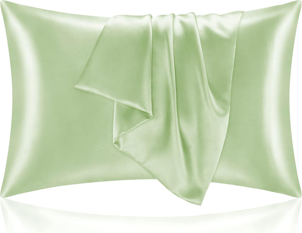 Bedelite Satin Pillowcase for Hair and Skin, Super Soft and Cooling Similar to Silk Pillow Cases 2 Pack with Envelope Closure, Gift for Wom…