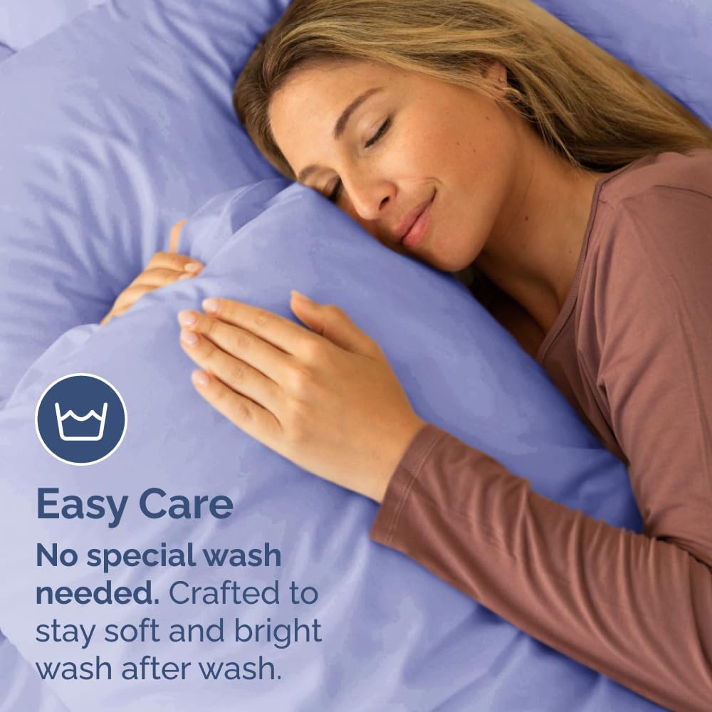 Standard Pillow Cases Set of 4 - Ultra Soft Hotel Quality Pillowcase Covers - Comfy Bedding for Women, Men, Kids & Teens - Machine…