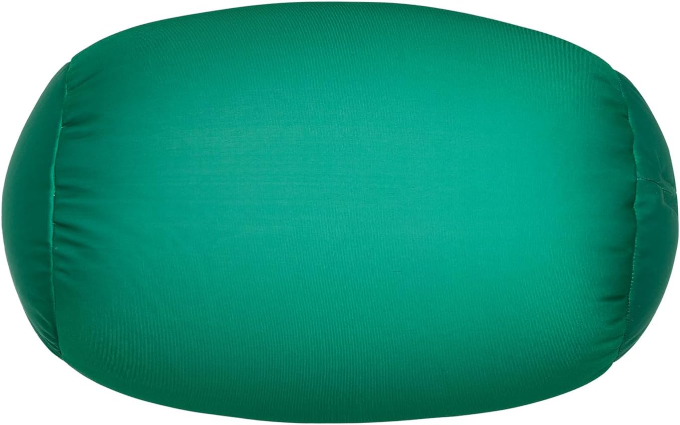 Squishy Microbead Neck Pillow, 7Inch x 12Inch Soft Travel Body Bed Pillow Bean Pillow for Kids Adult Chair Sleeping Car Seat, Fun…