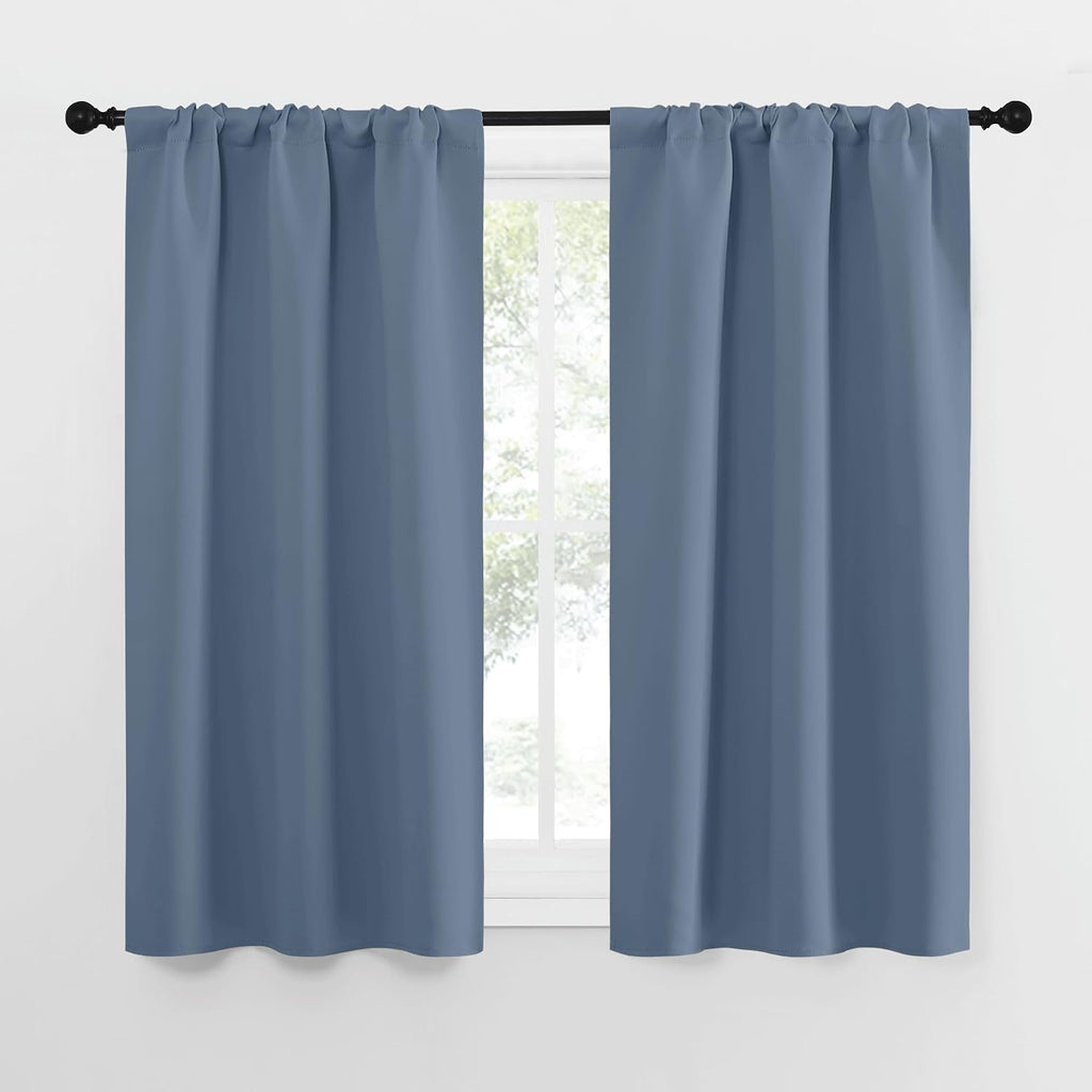 NICETOWN RV Blackout Curtains for Camper Windows, Short Blackout Curtains & Drapes, Thermal Insulated Blackout Curtain Panels for Kids…