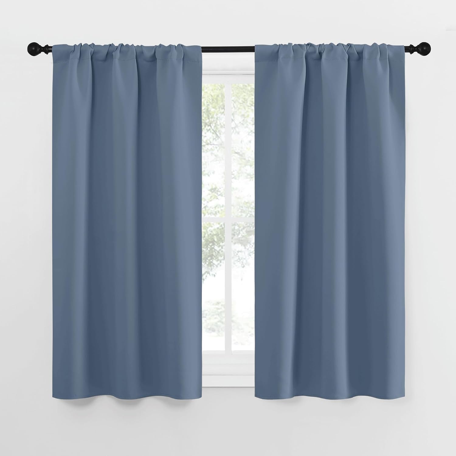 NICETOWN RV Blackout Curtains for Camper Windows, Short Blackout Curtains & Drapes, Thermal Insulated Blackout Curtain Panels for Kids…
