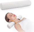 Cozyth 3.1" H Small Cervical Roll Pillow, Medium Soft Memory Foam Neck Round Pillow Cylinder Bolster Pillow for Sleeping, Round Neck Su…