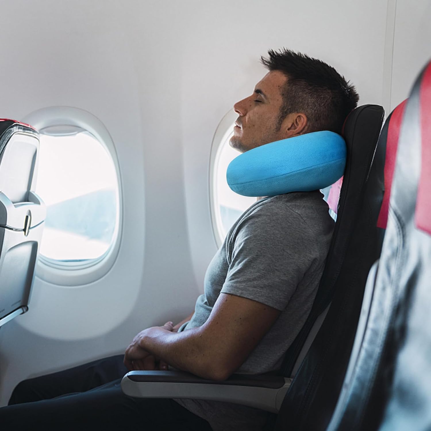 Gosider Neck Pillow for Travel Comfortable Travel Pillows U Shape Memory Foam Airplane Pillow Support Neck and Head Portable Neck Pillows S…