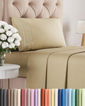 Twin Size 3 Piece Sheet Set - Comfy Breathable & Cooling Sheets - Hotel Luxury Bed Sheets for Women & Men - Deep Pockets, Easy-Fit, Extra…