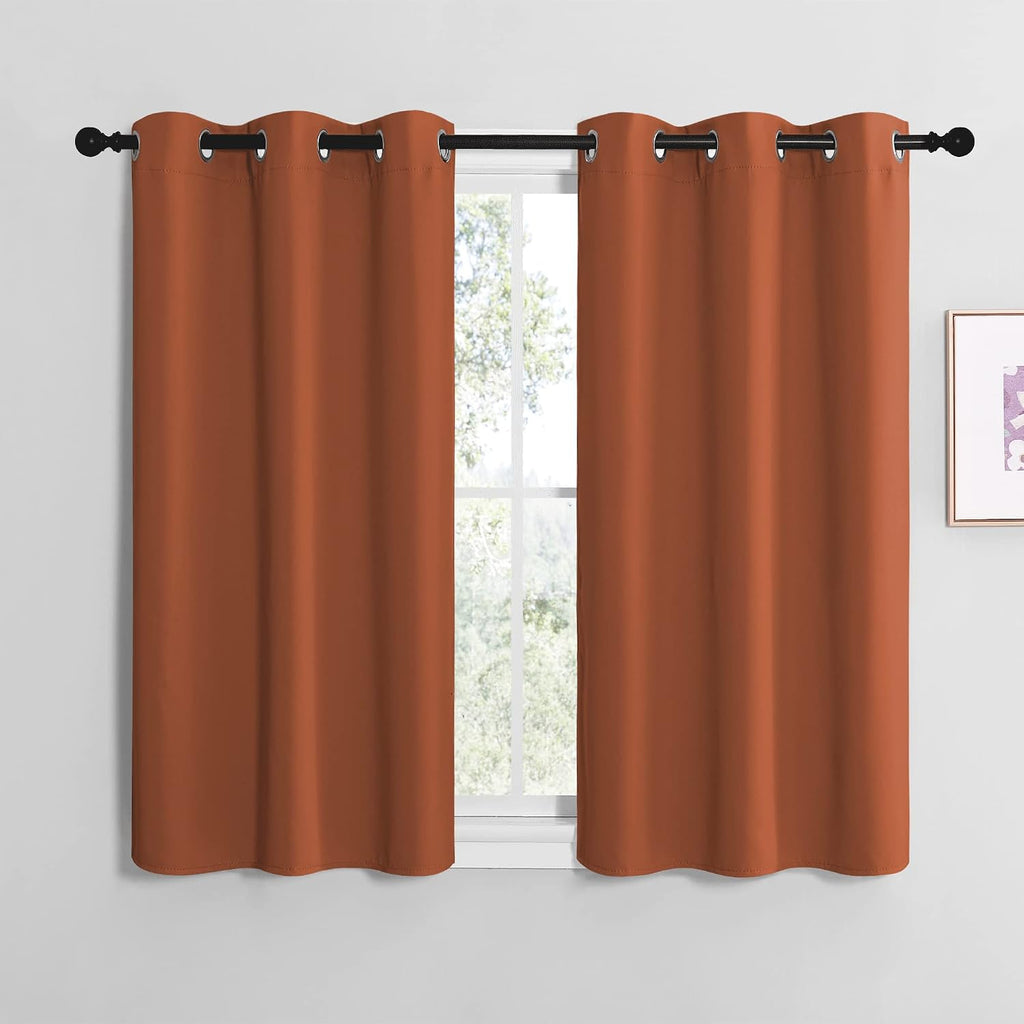 NICETOWN Shack Blackout Curtains Noise Reducing, Thermal Insulated and Privacy Room Darkening Drape Panels for Boy's Guest Room Door…