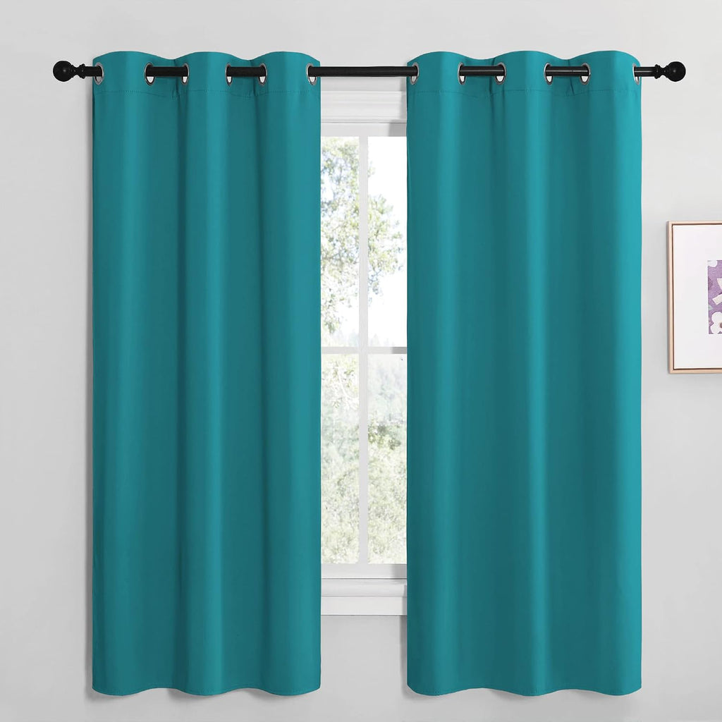 NICETOWN Room Darkening Curtains 68 inch Length 2 Panels, Thermal Insulated Grommet Blackout Curtains for Modern Casual Elegant Bedroom…