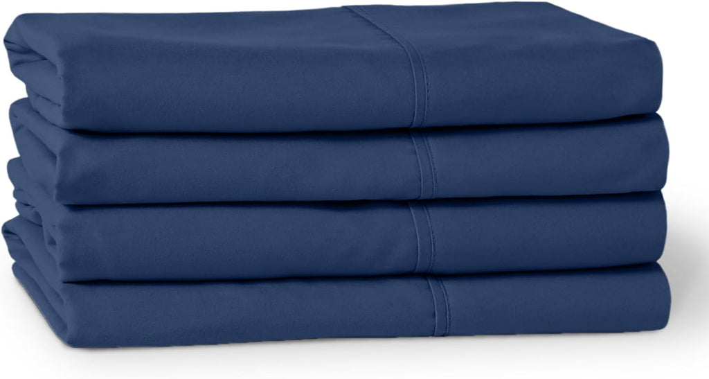 BareHome Bare Home Microfiber King Size Pillowcases - Dark Blue, 4 Pack, 20x40 4 Pack Blue