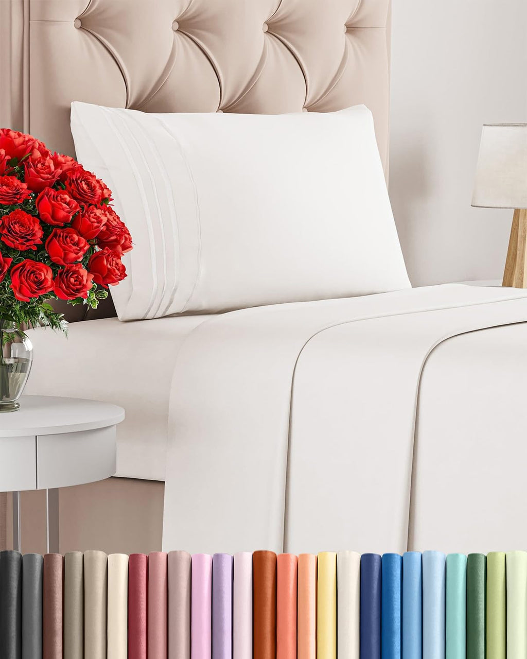 Twin Size 3 Piece Sheet Set - Comfy Breathable & Cooling Sheets - Hotel Luxury Bed Sheets for Women & Men - Deep Pocket, Easy-Fit, Extra…