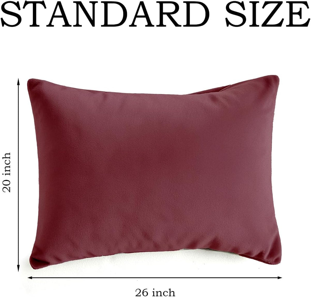 QJFabricCO Q&J Fabric Co.Bedding Pillow Cases Standard Size set of 2 Soft Brushed Microfiber Pillow Cover, Wrinkle-Free, Fade-Resistant, Enve…