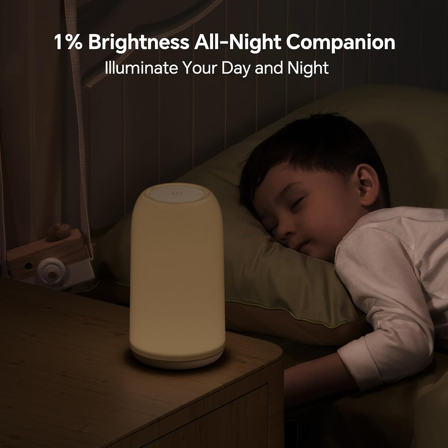 ROOTRO Cordless Table Lamps Rechargeable, Touch Lamp for Bedroom [Sleek Design & RGB Mode] 4-Level Brightness Small Bedside Lamp, LED…