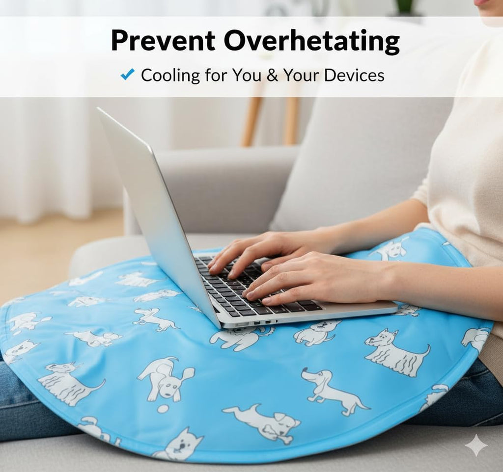 Cooling Gel Pad for Sleep - No Refrigeration Needed | Instant Relief for Hot Flashes, Night Sweats, Headaches & Muscle Pain | Dual-Sided…