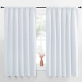 NICETOWN Bedroom Window Curtain Panels - Window Treatment Thermal Insulated Rod Pocket Room Darkening Curtains/Drapes for Patio Door…