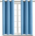 BGment Room Darkening Curtains 45 Inches Long - Grommet Thermal Insulated Drapes Window Treatment Curtains for Bedroom, 2 Panels, 38 x 45 I…