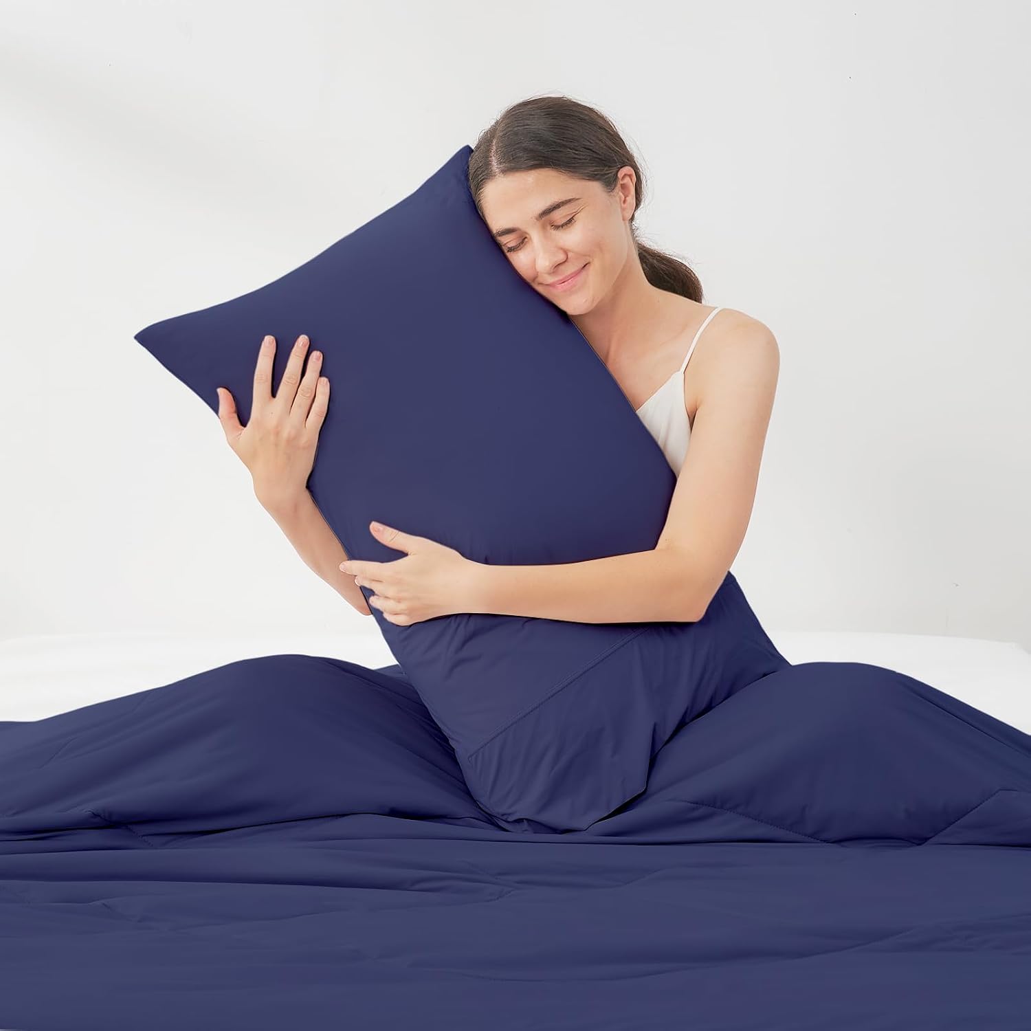 CozyBliss Cozy Bliss 2pcs Cooling Pillow Cases Set for Hot Sleepers & Night Sweats, Q-Max 0.5 Silky Wrinkle-Free Pillow Covers with Envelop…
