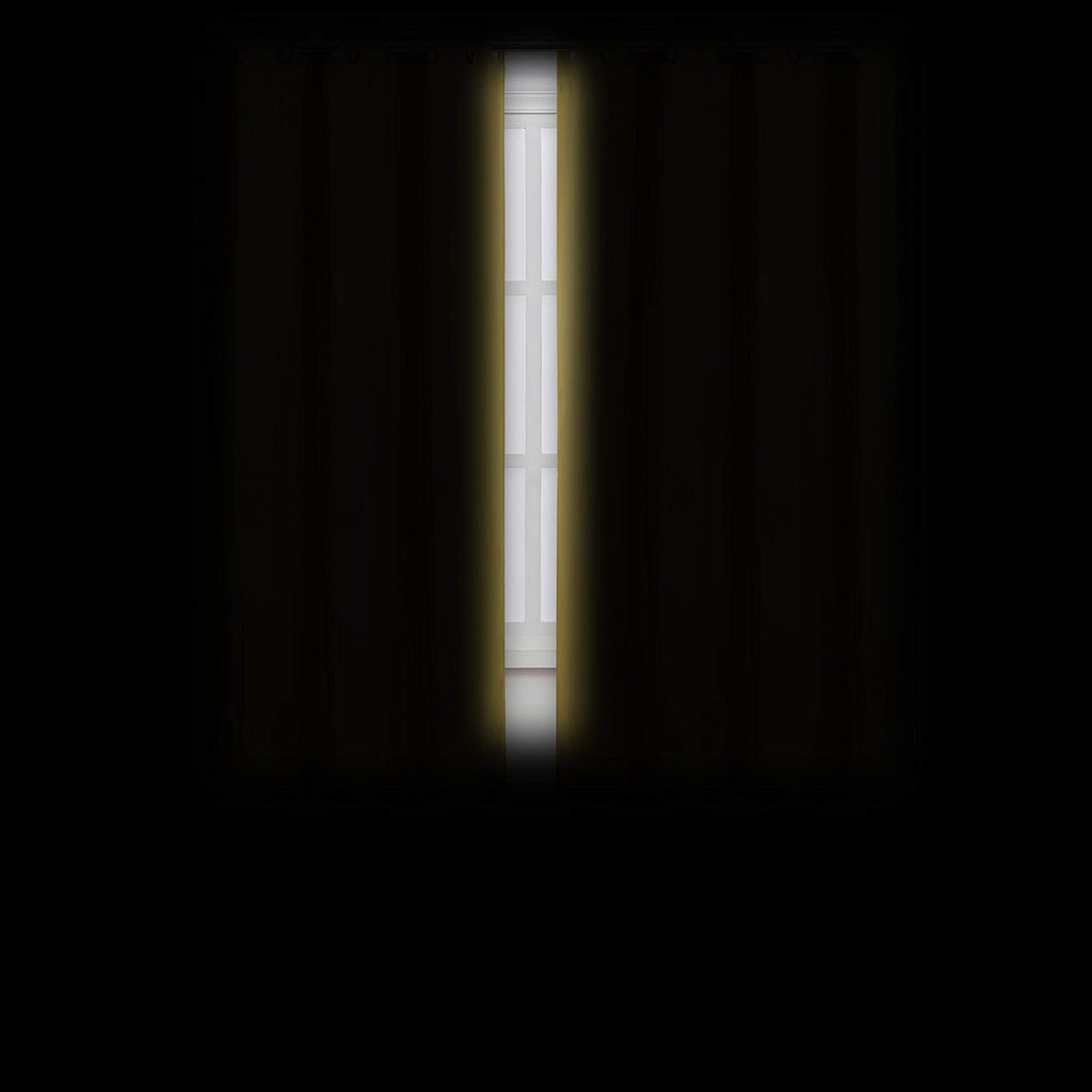 Lemomo Yellow Thermal Blackout Curtains/52 x 63 Inch/Set of 2 Panels Room Darkening Curtains 63 Inch silver