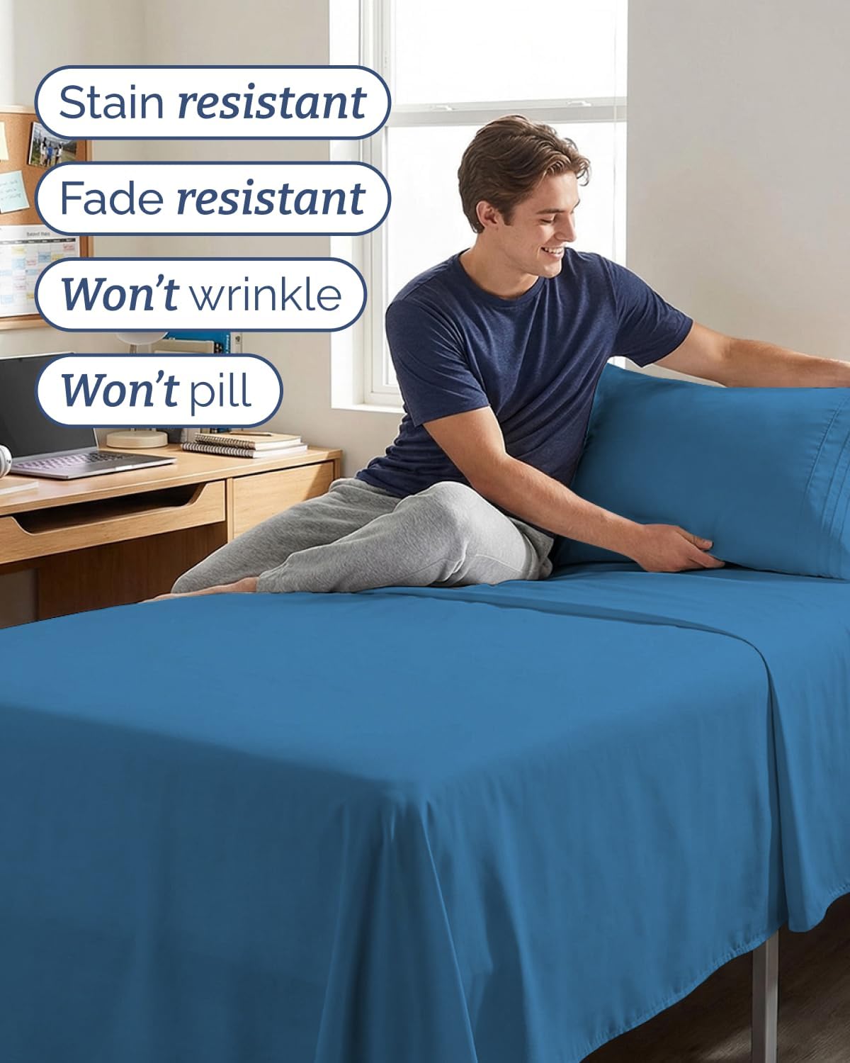 Twin XL Size 3 Piece Sheet Set - Comfy Breathable & Cooling Sheets - Hotel Luxury Bed Sheets for Women & Men - Deep Pockets, Easy-Fit…