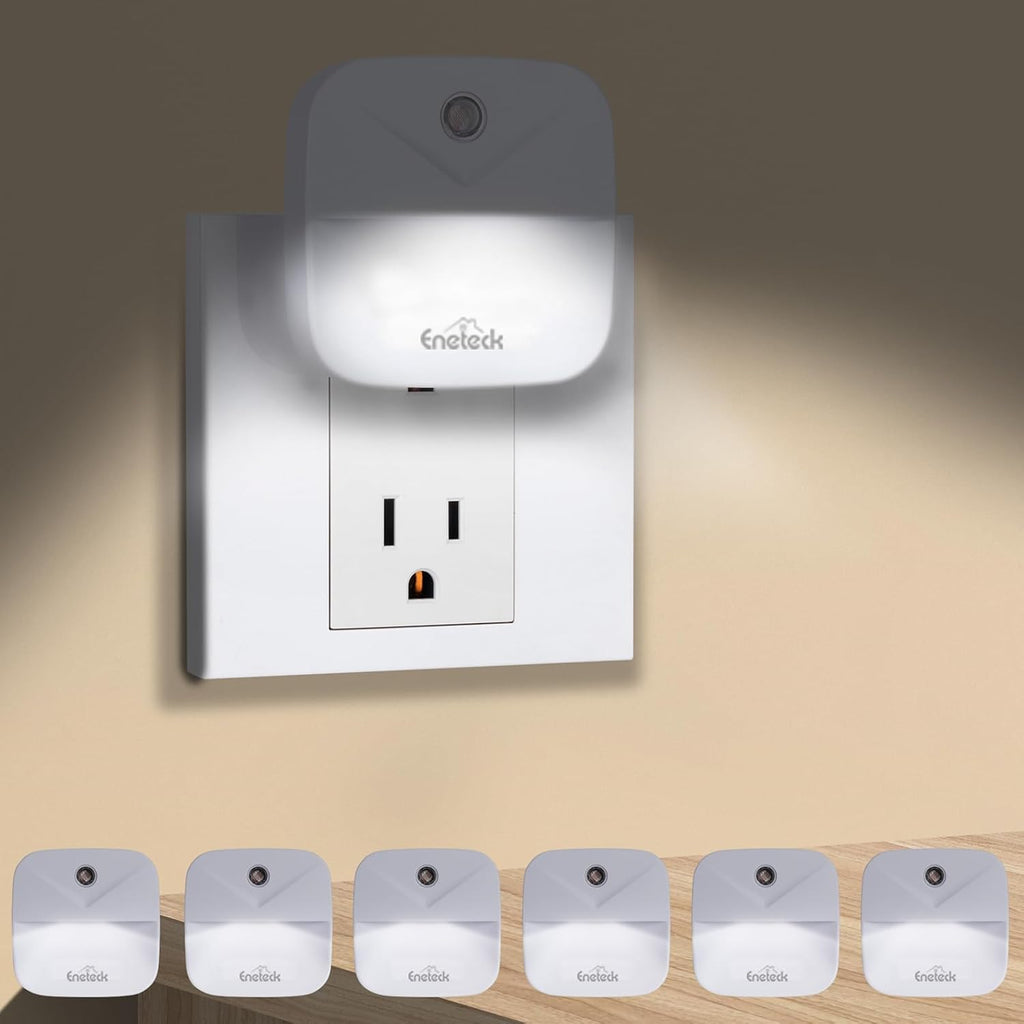 Night Light, LED Night Lights Plug into Wall, Dusk to Dawn Sensing Nightlights, No Glaring Compact Size, Night Light for Kids Navigating…
