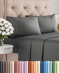 Queen Size 4 Piece Sheet Set - Comfy Breathable & Cooling Sheets - Hotel Luxury Bed Sheets for Women & Men - Deep Pockets, Easy-Fit…