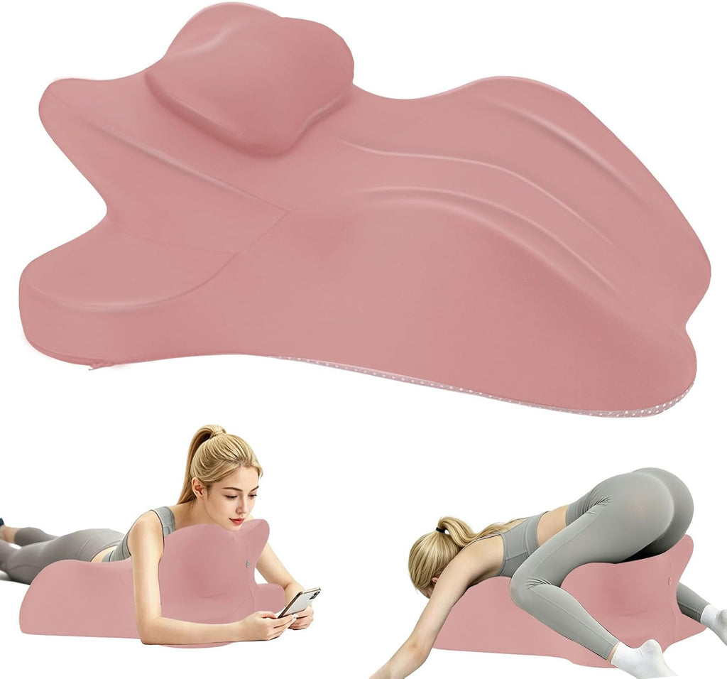 Oversized 27-Degree Couples Pillow - 5-in-1 Memory Foam Wedge for Neck Alignment, Zoned Support for Arm & Shoulder, Phone Reading, Leg…