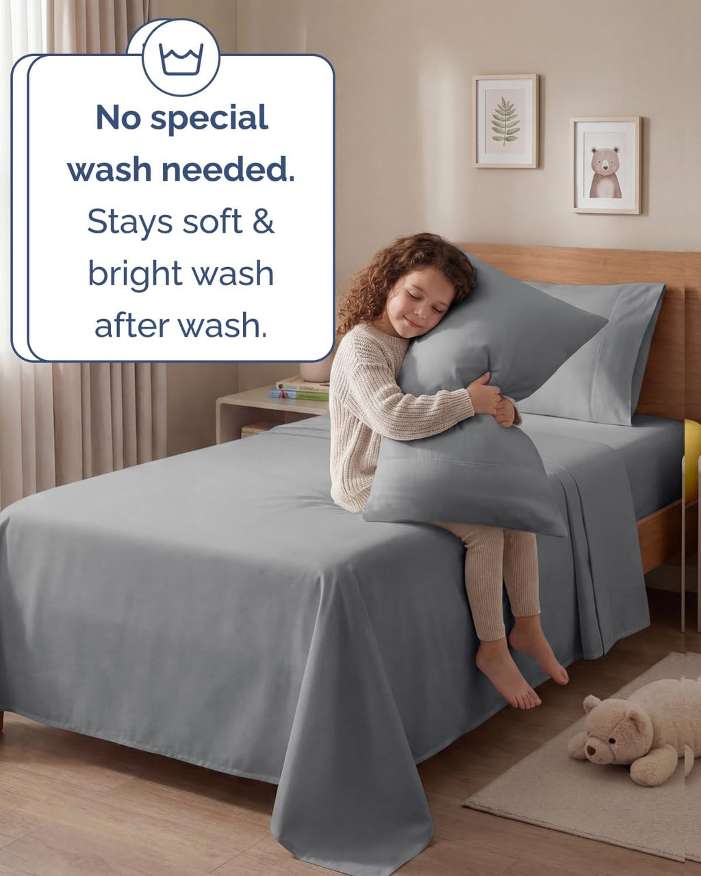 Twin 4 Piece Sheet Set - Comfy, Breathable & Cooling - Hotel Luxury Bedding for Women, Men, Kids, Teens & Children - 1 Flat & 1 Fitted…