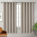 BGment Room Darkening Curtains 63 Inches Long - Grommet Thermal Insulated Drapes Window Treatment Curtains for Bedroom, 2 Panels, 70 x 63 I…